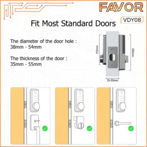 Smart Door Lock - Favor VDY08 - Deadbolt 05