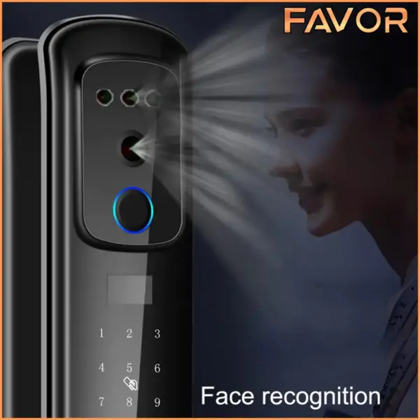 Smart Door Lock - Favor VFY21 - 3D Face Recognition 06