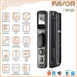 Smart Door Lock - Favor VFY29 - 3D Face Recognition 01