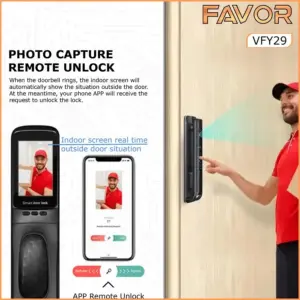Smart Door Lock - Favor VFY29 - 3D Face Recognition 05