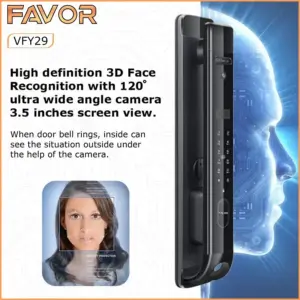 Smart Door Lock - Favor VFY29 - 3D Face Recognition 06