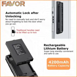 Smart Door Lock - Favor VFY29 - 3D Face Recognition 07