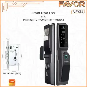 Smart Door Lock Favor VFY31 - 3D Face Recognition 08