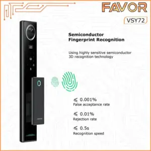 Smart Door Lock Favor VFY72 - 3D Face Recognition 04