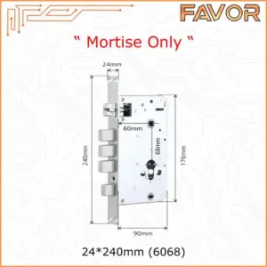 Smart Door Lock Favor VFY72 - 3D Face Recognition 09