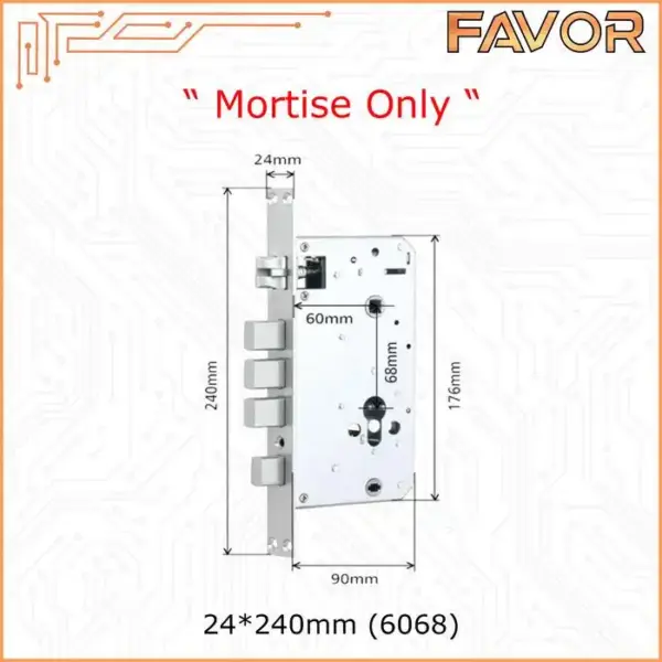 Smart Door Lock Favor VFY72 - 3D Face Recognition 09