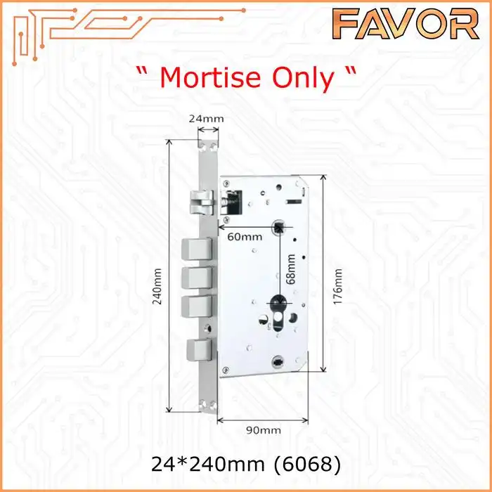Smart Door Lock Favor VFY72 - 3D Face Recognition 09