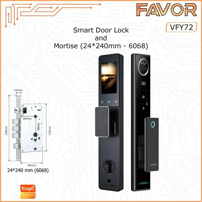 Smart Door Lock Favor VFY72 - 3D Face Recognition 10
