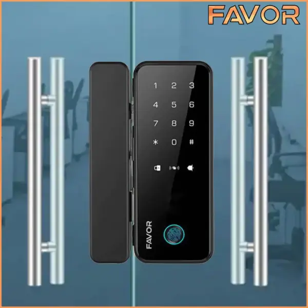 Smart Door Lock - Favor VGT27 - Pintu Kaca
