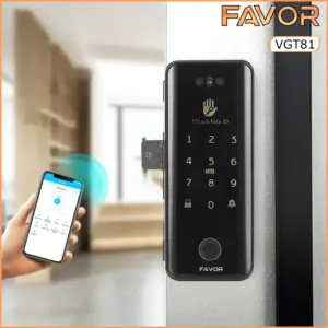 Smart Door Lock Favor VGT81 - Pintu Kaca 03