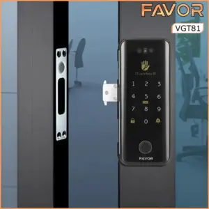 Smart Door Lock Favor VGT81 - Pintu Kaca - Single Frame