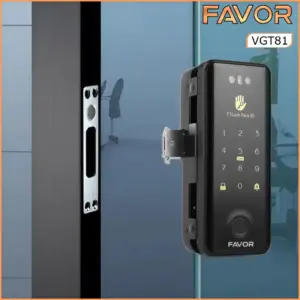 Smart Door Lock Favor VGT81 - Pintu Kaca - Single Frameless