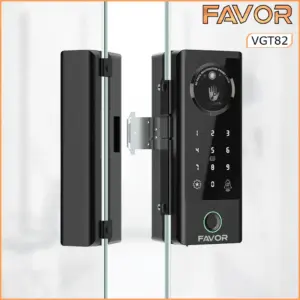 Smart Door Lock Favor VGT82 - Pintu Kaca 02