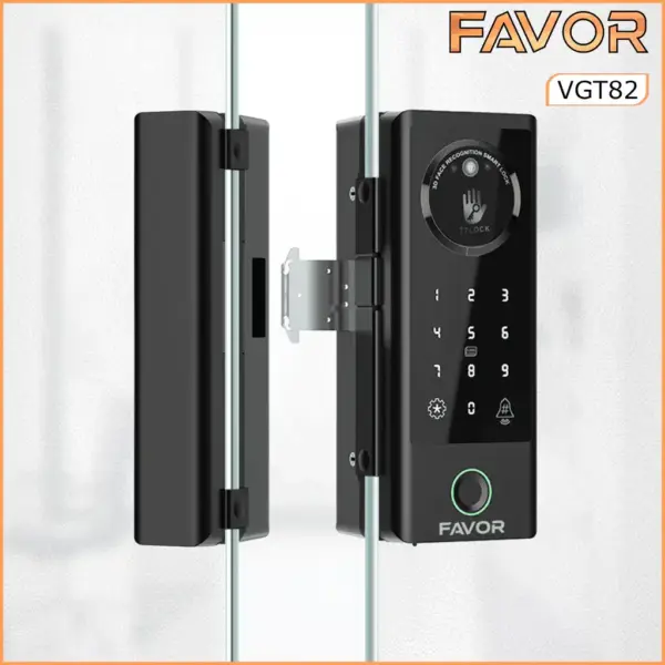Smart Door Lock Favor VGT82 - Pintu Kaca 02