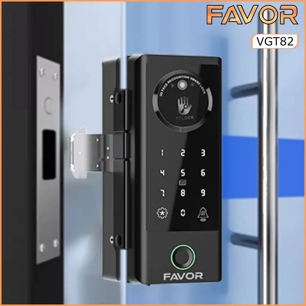 Smart Door Lock - Favor VGT82 - Pintu Kaca - Image 8