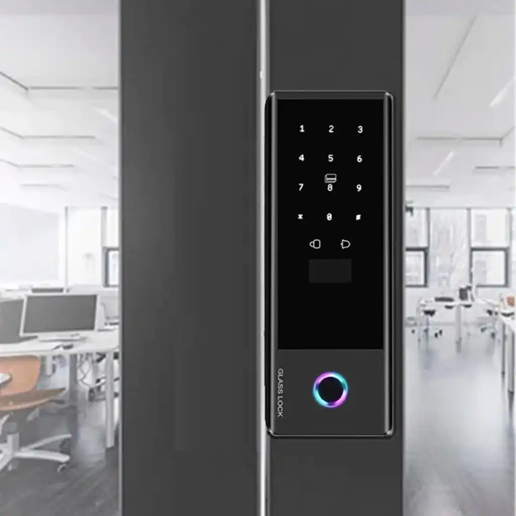 Smart Door Lock Favor VGY12 - Pintu Kaca - Double Frame