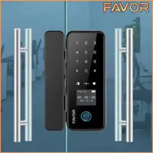 Smart Door Lock Favor VGY27 - Pintu Kaca - Double Frameless