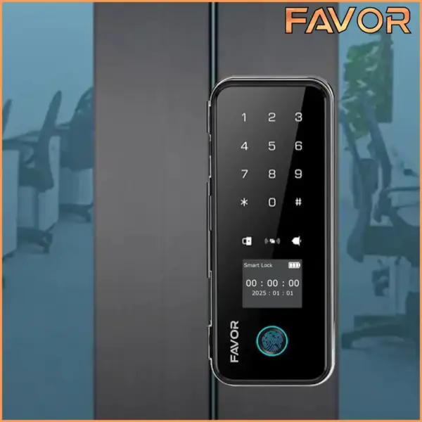 Smart Door Lock - Favor VGY27 - Pintu Kaca