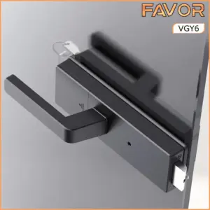Smart Door Lock Favor VGY6 - Pintu Kaca Partisi 03
