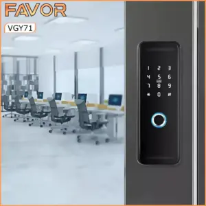 Smart Door Lock Favor VGY71 - Pintu Kaca 02