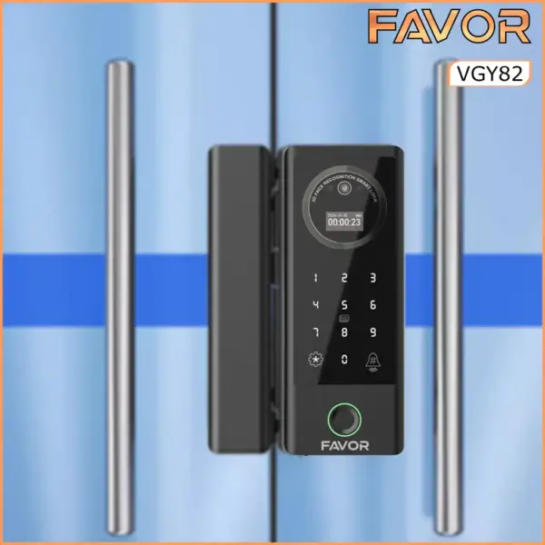 Smart Door Lock - Favor VGY82 - Pintu Kaca