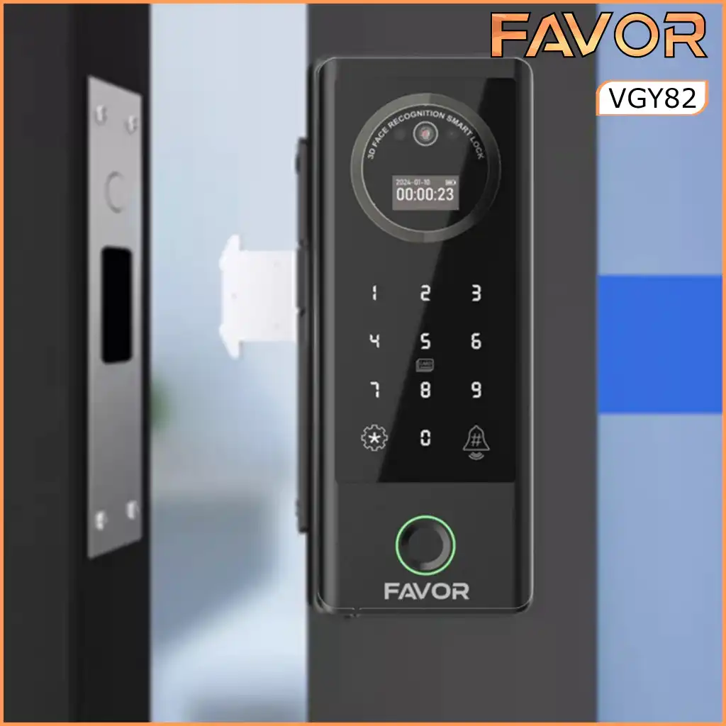 Smart Door Lock - Favor VGY82 - Pintu Kaca - Image 10