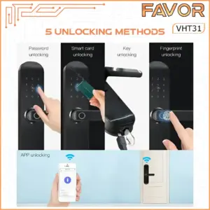Smart Door Lock Favor VHT31 - Kunci Pintu Anti Maling 03