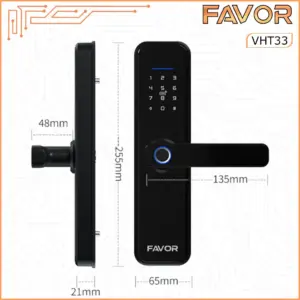 Smart Door Lock - Favor VHT33 - Kunci Pintu Digital 04