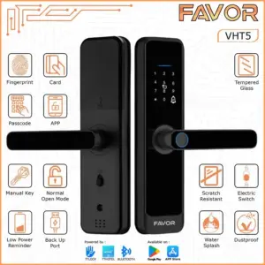 Smart Door Lock Favor VHT5 - Kunci Otomatis 01