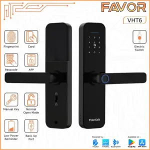 Smart Door Lock Favor VHT6 - Gagang Pintu Elektrik 01