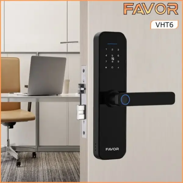 Smart Door Lock Favor VHT6 - Gagang Pintu Elektrik 02