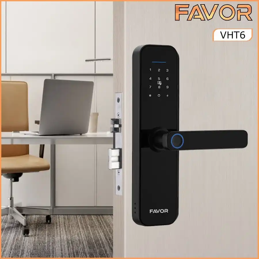 Smart Door Lock Favor VHT6 - Gagang Pintu Elektrik 02