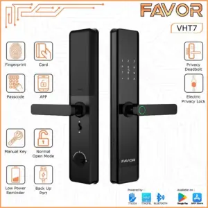 Smart Door Lock Favor VHT7 - Kunci Pintu Anti Maling 01