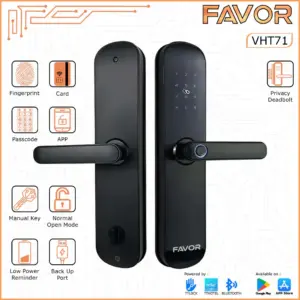 Smart Door Lock Favor VHT71 - Handle Pintu Fingerprint 01