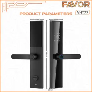 Smart Door Lock Favor VHT77 - Kunci Pintu Pintar 03