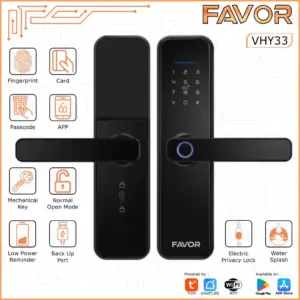 Smart Door Lock - Favor VHY33 - Kunci Pintu Digital 01