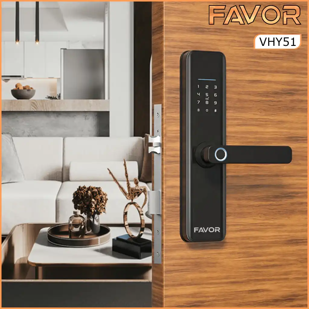 Smart Door Lock - Favor VHY51 - Kunci Digital 02