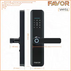 Smart Door Lock - Favor VHY51 - Kunci Digital 05