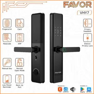 Smart Door Lock Favor VHY7 - Kunci Fingerprint 01
