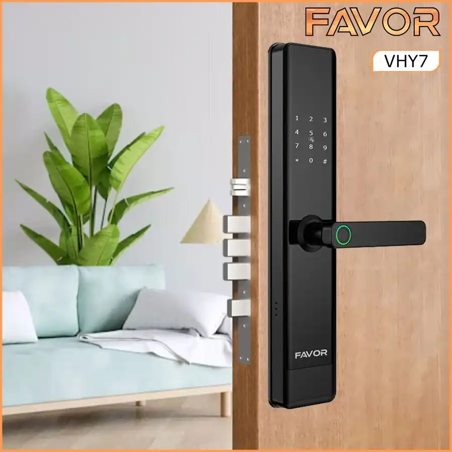 Smart Door Lock Favor VHY7 - Kunci Fingerprint 02