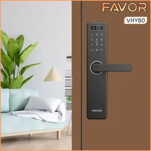Smart Door Lock Favor VHY80 - Kunci Fingerprint 02