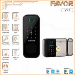Smart Door Lock Favor VR2 - Kunci Pintu Digital 01