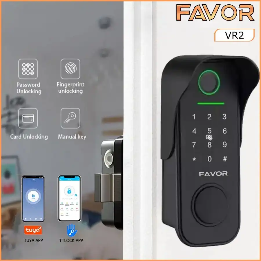 Smart Door Lock Favor VR2 - Kunci Pintu Digital 03
