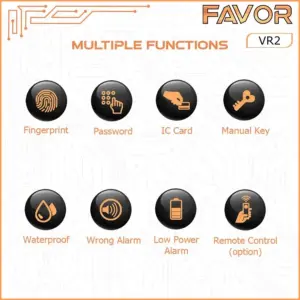 Smart Door Lock Favor VR2 - Kunci Pintu Digital 04