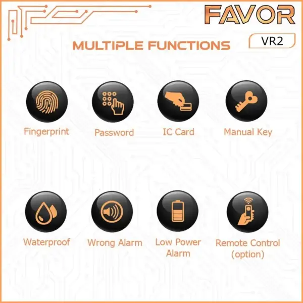 Smart Door Lock Favor VR2 - Kunci Pintu Digital 04