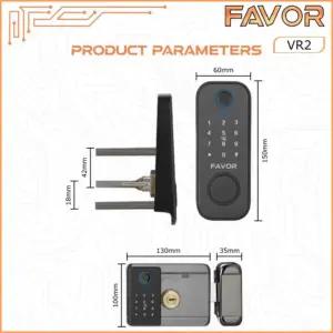 Smart Door Lock Favor VR2 - Kunci Pintu Digital 05