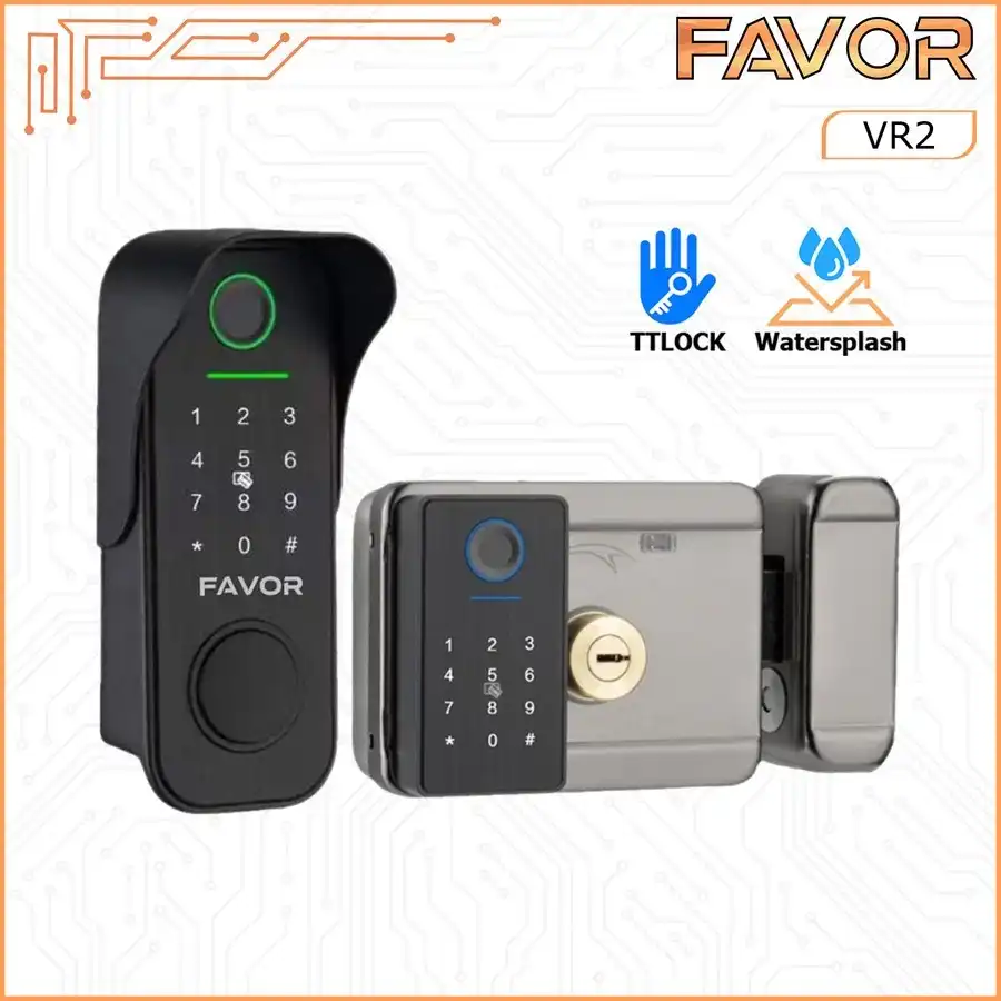 Smart Door Lock Favor VR2 - TTLock - Kunci Pintu Digital S
