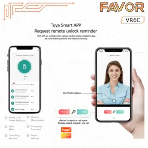 Smart Door Lock - Favor VR6C - Camera View 03