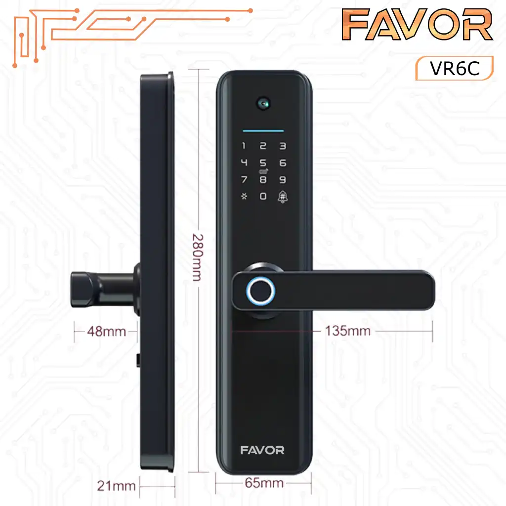 Smart Door Lock - Favor VR6C - Camera View 05