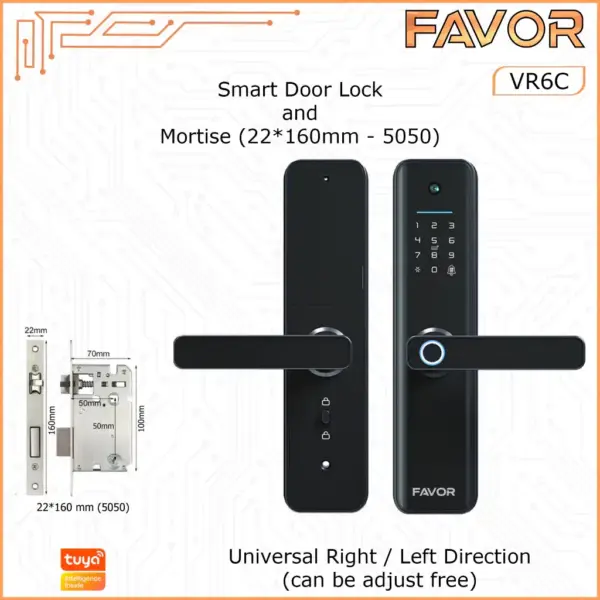 Smart Door Lock - Favor VR6C - Camera View